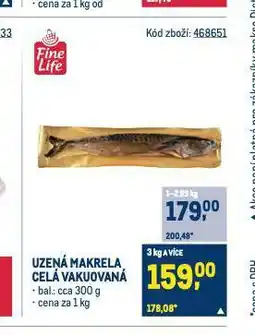 Makro Uzená makrela nabídka