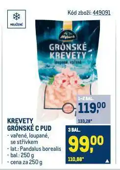 Makro Krevety grónské nabídka