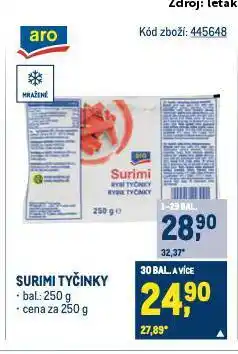 Makro Surimi tyčinky nabídka