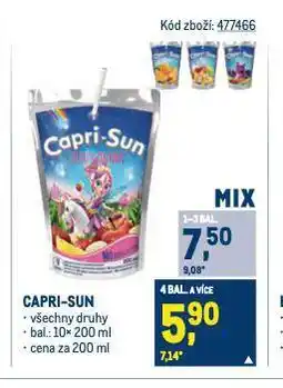 Makro Capri-sun nabídka