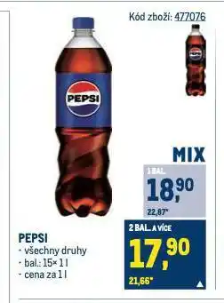 Makro Pepsi nabídka