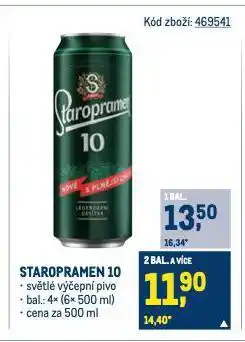 Makro Pivo staropramen nabídka