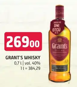 Terno GRANT'S WHISKY nabídka