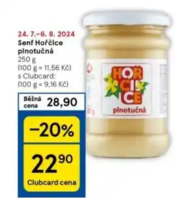 Tesco Senf Hořčice plnotučná nabídka