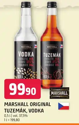 Terno MARSHALL ORIGINAL TUZEMÁK, VODKA nabídka