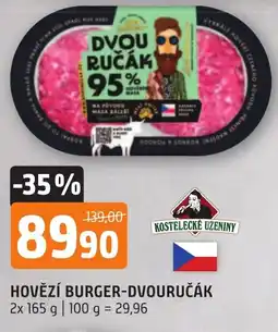 Terno HOVĚZÍ BURGER-DVOURUČÁK nabídka