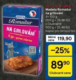 Tesco Madeta Romadur na grilování 4× 100 g nabídka