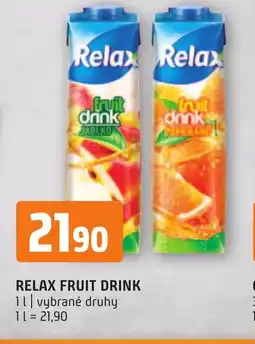 Terno RELAX FRUIT DRINK nabídka