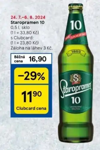 Tesco Staropramen nabídka