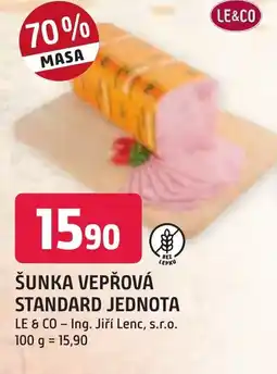 Trefa ŠUNKA VEPŘOVÁ STANDARD JEDNOTA nabídka