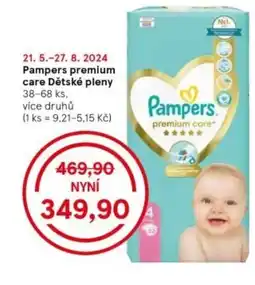Tesco Pampers premium care Dětské pleny nabídka