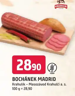 Trefa BOCHÁNEK MADRID nabídka