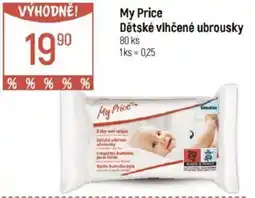 Globus My Price Dětské vlhčené ubrousky nabídka