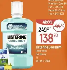 Globus Listerine Cool mint ústní voda nabídka
