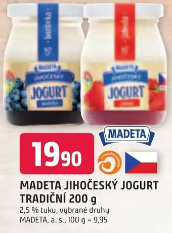 Trefa MADETA JIHOČESKÝ JOGURT TRADIČNÍ 200 g nabídka