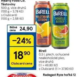 Tesco Birell nealkoholické pivo nabídka