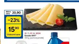 Tesco Gouda 48% nabídka