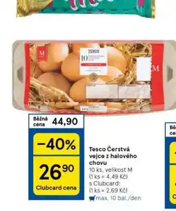 Tesco Vejce m nabídka