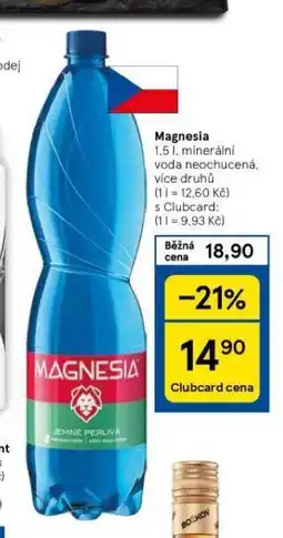 Tesco Magnesia nabídka