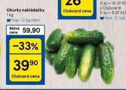 Tesco Okurky nakládačky nabídka
