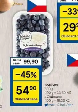 Tesco Borůvky nabídka