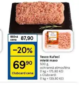 Tesco Kuřecí mleté maso nabídka