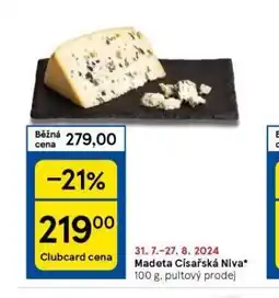 Tesco Madeta císařská niva nabídka