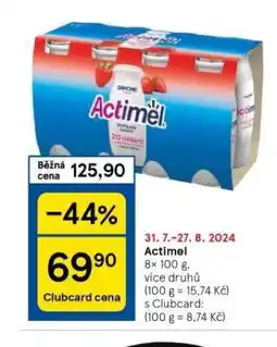 Tesco Actimel nabídka