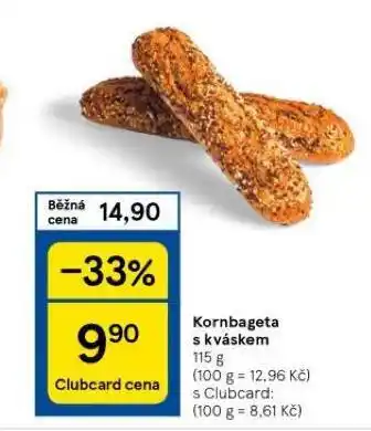 Tesco Kornbageta s kváskem nabídka