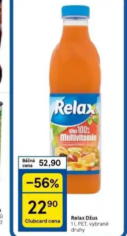 Tesco Relax džus nabídka