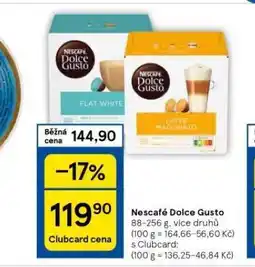 Tesco Kávové kapsle dolce gusto nabídka