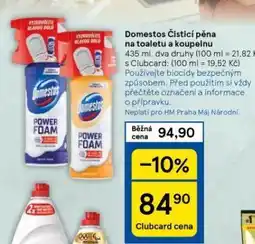 Tesco Domestos čisticí pěna nabídka