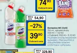 Tesco Domestos wc čistič nabídka