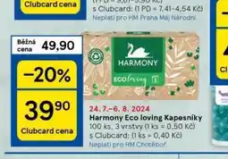 Tesco Harmony kapesníky nabídka