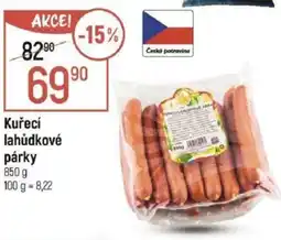 Globus Kuřecí lahůdkové párky nabídka