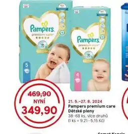 Tesco Pampers dětské plenky nabídka