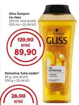 Tesco Gliss šampon na vlasy nabídka