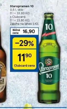Tesco Pivo staropramen nabídka