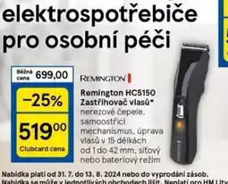 Tesco Remington zastřihovač vlasů nabídka