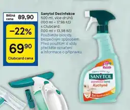 Tesco Sanytol dezinfekce nabídka