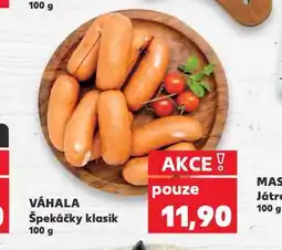 Kaufland Špekáčky klasik nabídka