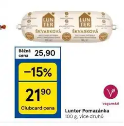 Tesco Lunter pomazánka nabídka