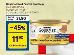 Tesco Gourmet gold paštika pro kočky nabídka