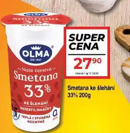 Hruška Smetana ke šlehání nabídka