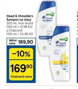 Tesco Head & shoulders šampon na vlasy nabídka