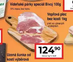 Hruška Vepřová plec bez kosti nabídka