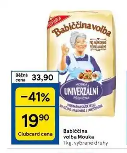 Tesco Babiččina volba mouka nabídka