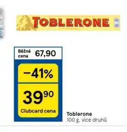Tesco Toblerone nabídka