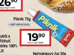 Hruška Piknik nabídka