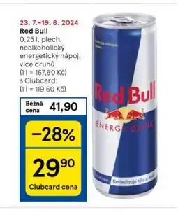 Tesco Red bull nabídka